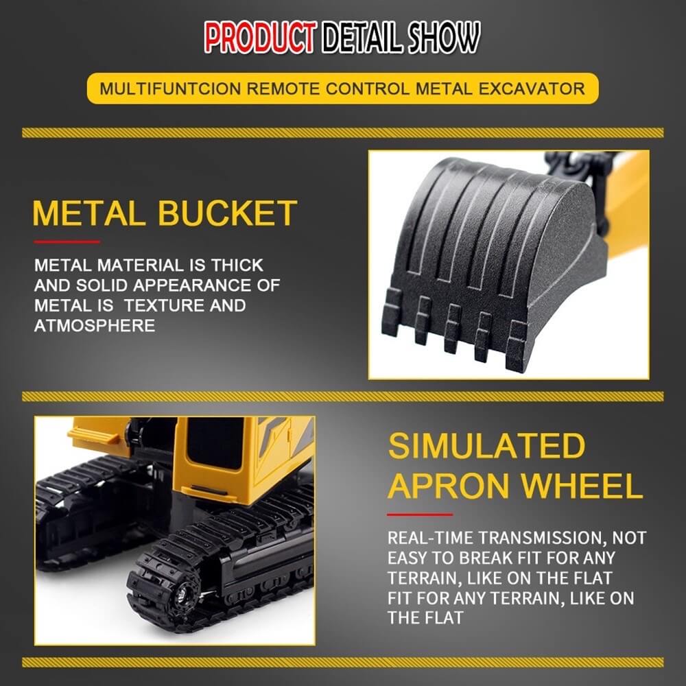 ✨Excavator Remote Control Toy Car✨