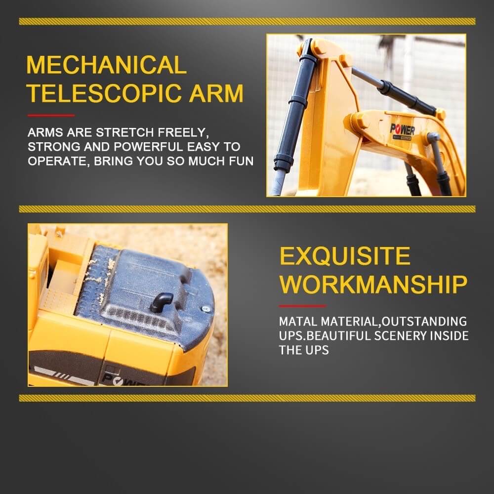 ✨Excavator Remote Control Toy Car✨
