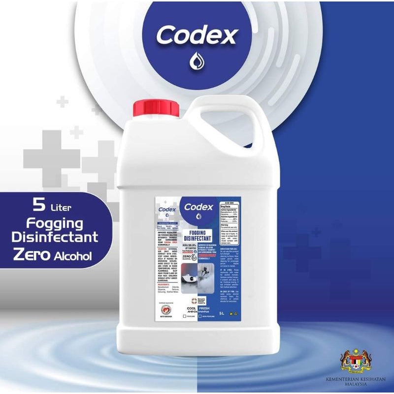 đ Codex Atomised Disinfectant Liquid